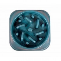BAUMOOD Ciotola per Cani Anti Ingozzamento soffocamento Blu