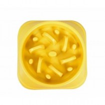 BAUMOOD Ciotola per Cani Anti Ingozzamento soffocamento Gialla
