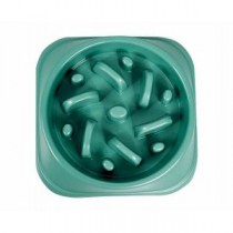 BAUMOOD Ciotola per Cani Anti Ingozzamento soffocamento Verde